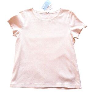 Sigrid Olsen So Blue Winter White Cotton Medium Women T Shirt Short Sleeve